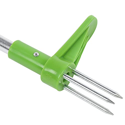 Herramienta de extracción de hierba Desbrozadora de pie Extractor de raíces Desgarrador de raíces Herramienta de deshierbe de jardín al aire libre Patio al aire libre Desbrozadora de pie de jardín Eli
