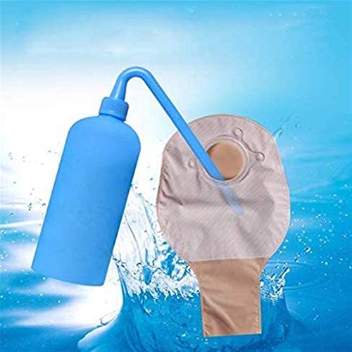 Herramienta de limpieza de bolsas de colostomía de 2 PCS - Bolsas de estoma Botella de limpieza de plástico - limpiador de bolsas abiertas para todas las bolsas de ostomía para uso permanente Botella