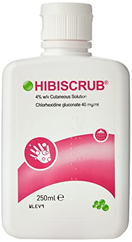 Hibi 9X0032 - Limpiador antimicrobiano para la piel Hibiscrub, 250 ml