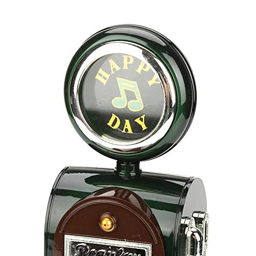 Hilitand Caja de música Vintage Retro EE. UU. Bomba de Gas Dispensador de Combustible Almacenamiento de Forma Caja de música Regalo