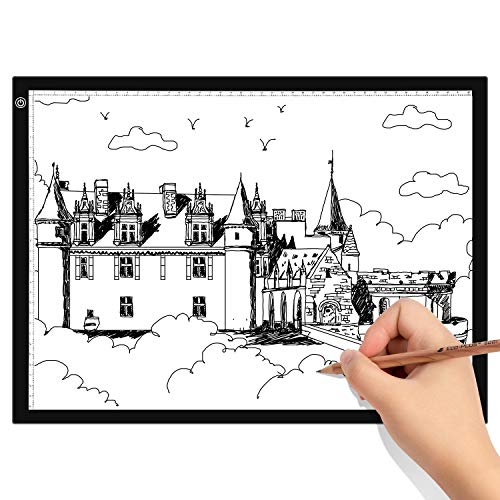 Himimi A3 Mesa de Luz Dibujo A3 LED Caja de Luz Portátil con USB ultra fina para diseño para Artistas, Dibujo, Animación