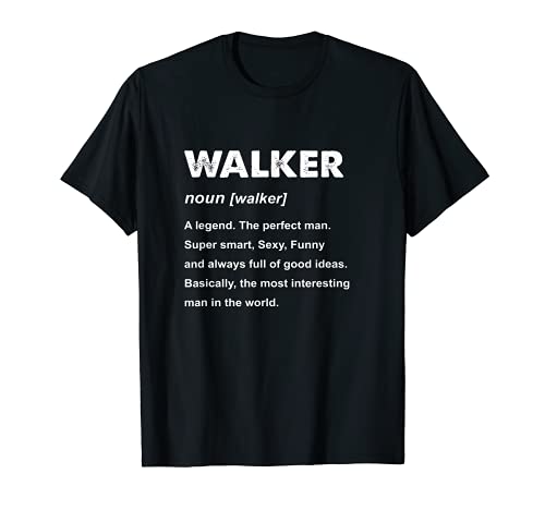Hombre Nombre del Walker Camiseta