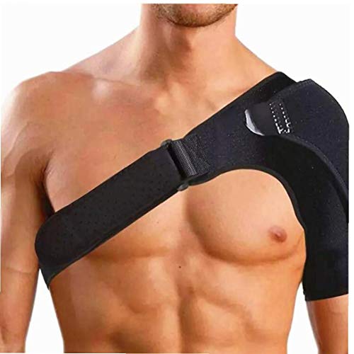 Hombro Apoyo de la Ayuda y del Manguito rotador del Hombro de Neopreno Manga de compresión con la presión del cojín es Ideal para los Desplazados Conjunta, Labrum al desgarro y Dolor de Hombro