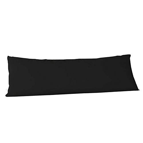 Homely Ideas Fundas de almohada 100% polialgodón, almohada ortopédica para embarazo y maternidad, apoyo para el dolor de espalda, tela de calidad de hotel, comodidad y lujo (50 x 91 cm)