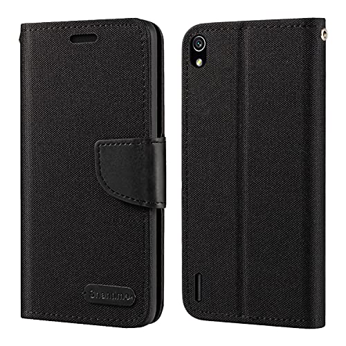 Huawei Ascend P7, Funda tipo cartera de piel Oxford con tapa trasera de TPU suave con imán para Huawei P7
