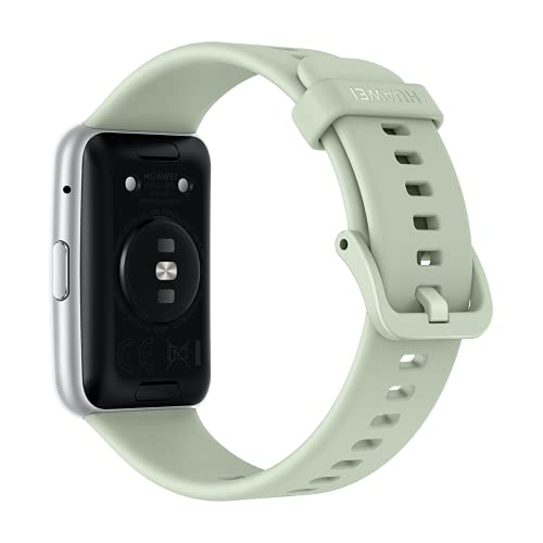 HUAWEI WATCH FIT - Smartwatch con cuerpo de metal, pantalla AMOLED de 1,64”, hasta 10 días de batería, 96 modos de entrenamiento, GPS incorporado, 5ATM, Color Verde