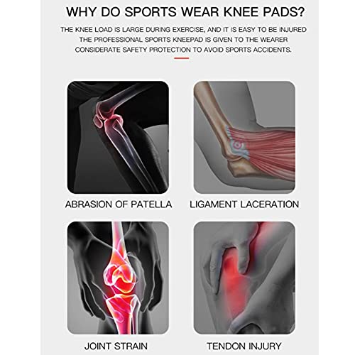 HUVE 1 Uds, Rodilleras, para Proteger el menisco de la Rodilla, para Deporte, Rodilleras, Rodilleras, Rodilleras de Silicona, Protector de rótula para Correr, Voleibol
