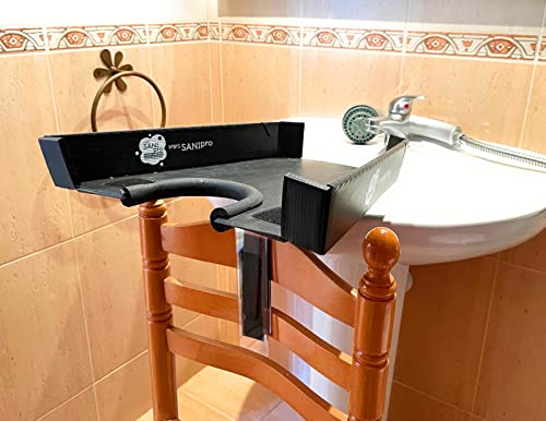 HWS SANIPRO, Kit Lavacabezas portátil (incluye bandeja de repuesto)