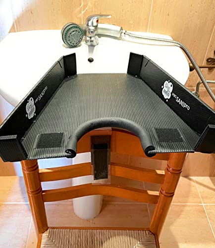 HWS SANIPRO, Kit Lavacabezas portátil (incluye bandeja de repuesto)