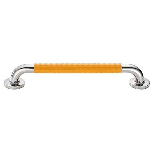 HXBH Pasamanos de baño, asas de seguridad de acero inoxidable, asas auxiliares sin barreras para personas mayores y discapacitadas, asas antideslizantes/yellow / 38cm