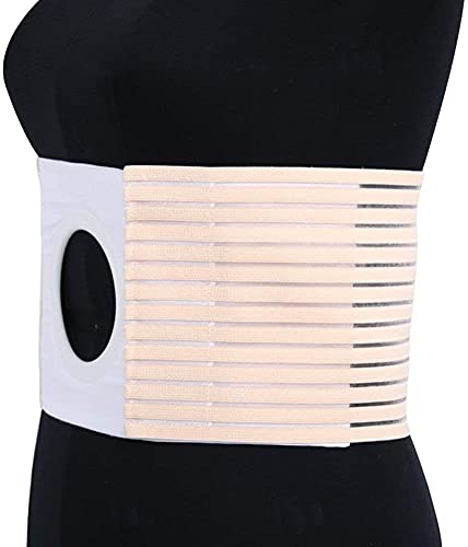 HXSCOO Cinturón de ostomía Ajustable Cinturón de Hernia ostomía elástica para Hombre y Mujer - Cintura aglomerante Abdominal para Bolsa de ostomía Fija (Size : XL)