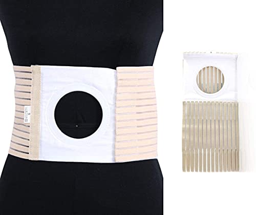 HXSCOO Cinturón de ostomía Ajustable Cinturón de Hernia ostomía elástica para Hombre y Mujer - Cintura aglomerante Abdominal para Bolsa de ostomía Fija (Size : XL)