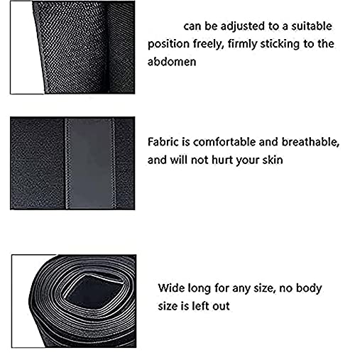 HYISHION Fajas Reductoras Mujer para Gimnasio, Faja Abdominal Adelgazante Waist Trainer, Ajustable Corsé Adelgazante Cinturón para Ayuda a La Corrección Postural y Abdominal,5M