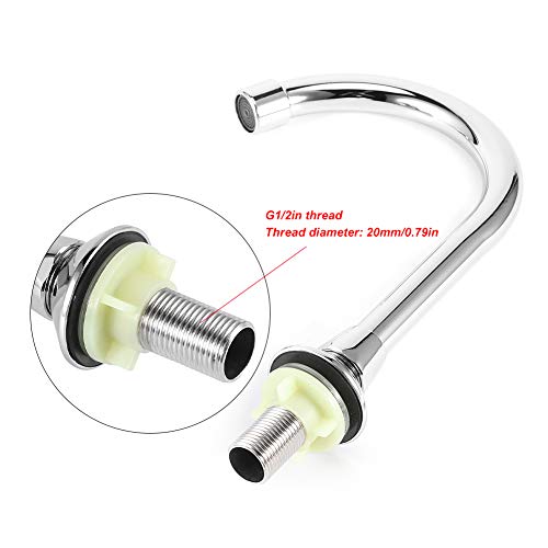 Hyuduo Grifo para Fregadero de Barra, Pedal de Cobre Montado En El Piso, Grifo para Lavabo, Grifo para Fregadero, Conjunto de Pedal, Tamaño Aproximado 6,5X6X9 Cm para Laboratorio Doméstico