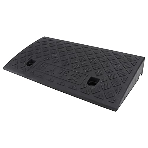 ifundom Rampas de bordillo para calzada, rampa de bordillo, portátil, ligera, resistente, de plástico, para calzada, muelle de carga, acera, coche, scooter, bicicleta, motocicleta