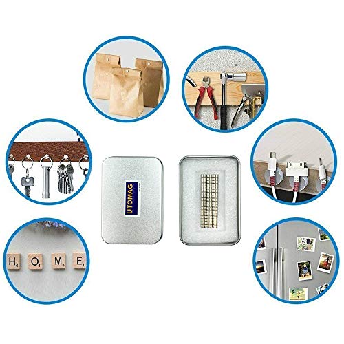 Imanes Neodimio, 6 x 3 mm Imán para Frigorífico Puerta de Disco, Imanes de Nevera para Pizarra DIY Manualidades Pasatiempos Oficina Multiusos (100 Piezas)