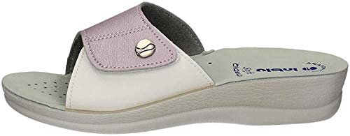 inblu Chanclas sanitarias con correa para mujer VR45 rosa (41)
