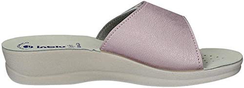 inblu Chanclas sanitarias con correa para mujer VR45 rosa (41)