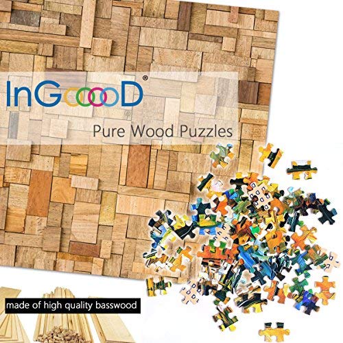 Ingooood-Jigsaw Puzzle 1000 Piezas-Sneak Peek Series- The Flower Girl_IG-0991 Juguetes de Entretenimiento para Adultos, graduación Especial o Regalo de cumpleaños, decoración del hogar