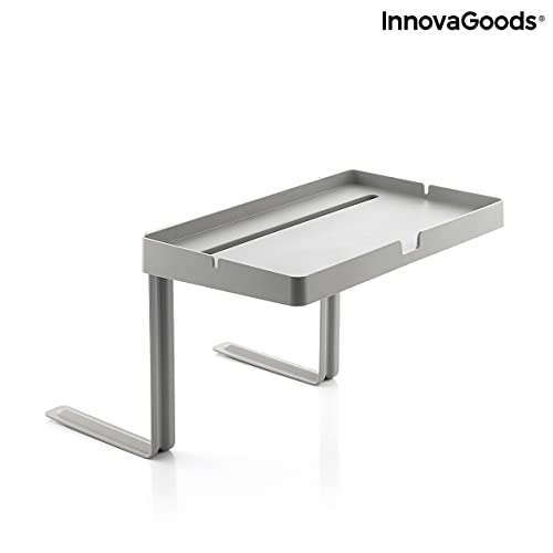 InnovaGoods | Mesa Auxiliar para la Cama Bedten | Color Gris