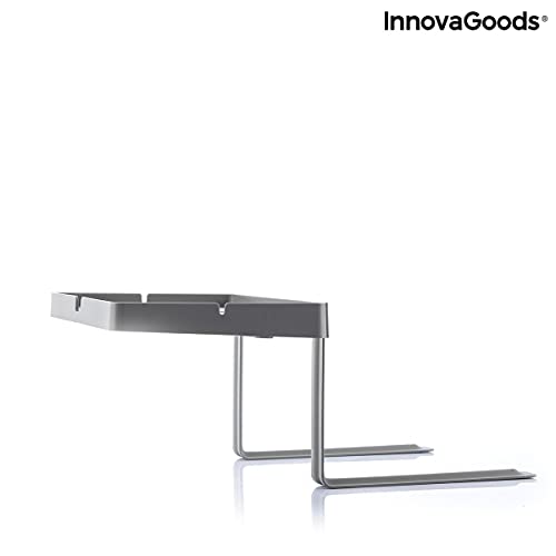 InnovaGoods | Mesa Auxiliar para la Cama Bedten | Color Gris