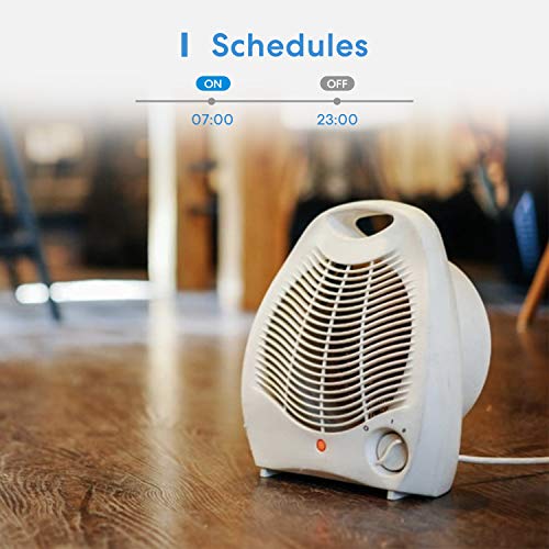 Interruptor Universal Inteligente con Wi-Fi, con Control Remoto Meross App. Compatible con Alexa, Google Assistant y SmartThings. Modelo MSS710, Paquete de 4.