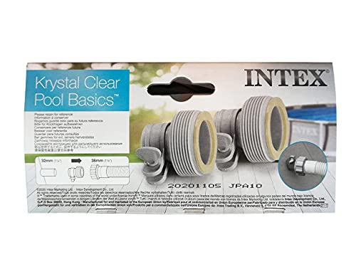 Intex 29061 Intex-29061-Pack 2 adaptadores(b) depuradoras