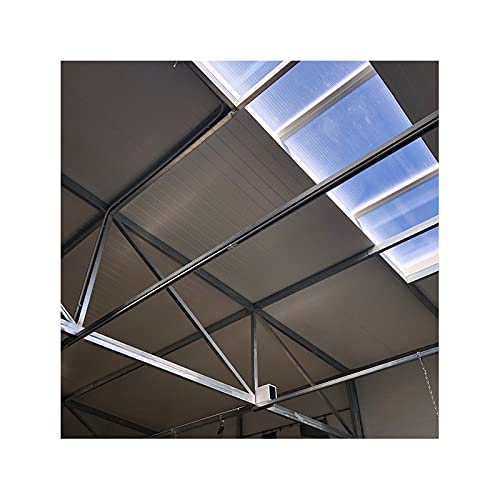 IRONLUX Policarbonato Placa | Panel Policarbonato Celular Compacto, Transparente 10 mm, 1000 x 1050 mm