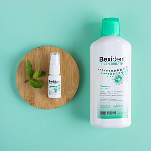 ISDIN Bexident Fresh Breath Colutorio Uso Diario, Enjuague Bucal para un Aliento Fresco y Duradero 1 x 500 ml
