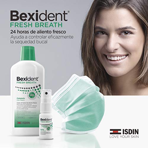 ISDIN Bexident Fresh Breath Colutorio Uso Diario, Enjuague Bucal para un Aliento Fresco y Duradero 1 x 500 ml