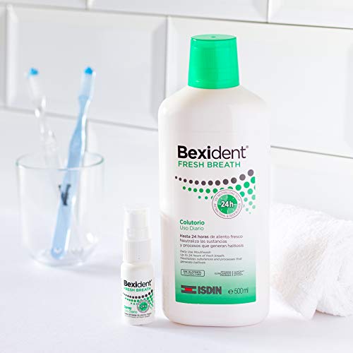 ISDIN Bexident Fresh Breath Colutorio Uso Diario, Enjuague Bucal para un Aliento Fresco y Duradero 1 x 500 ml
