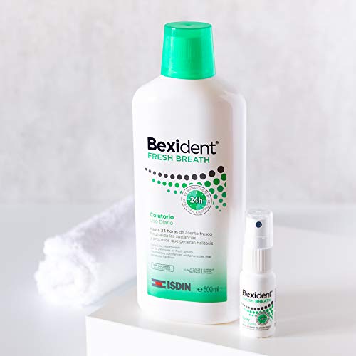 Isdin Bexident Fresh Breath Spray de Uso diario, Para un aliento Fresco y Duradero 1 x 15 ml