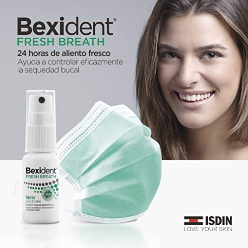 Isdin Bexident Fresh Breath Spray de Uso diario, Para un aliento Fresco y Duradero 1 x 15 ml
