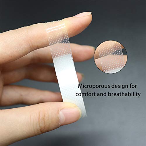 ITME 2 Rollo de Extensión de Pestañas de PE Debajo de La Cinta de La Almohadilla Para el Adhesivo de Pestañas Postizasutilizada Para Extensión de Pestañas (1,2 CM* 9 M)