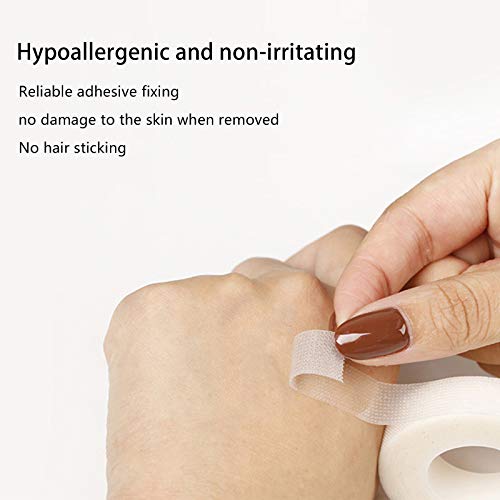 ITME 2 Rollo de Extensión de Pestañas de PE Debajo de La Cinta de La Almohadilla Para el Adhesivo de Pestañas Postizasutilizada Para Extensión de Pestañas (1,2 CM* 9 M)
