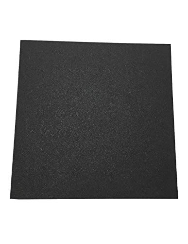 Jardin202 - Pack Entrena - Loseta de Caucho Maciza Profesional Negra - 50x50 | x4 losetas