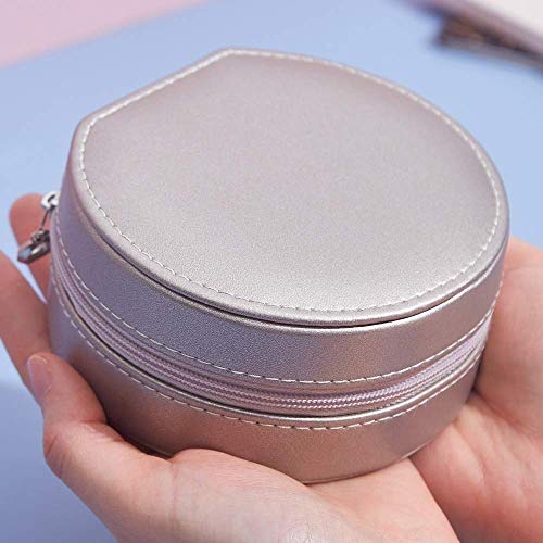 Jewelry Box Leather Portable Jewelry Box Jewel Fashion Jewet Jewelery Box Organizer Diseñado para Mujeres seguras y Fuertes TINGG