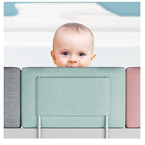 JHAISMAO Barandillas de Seguridad Ajustables para Cama para niños pequeños, barandilla Lateral para Cama de bebé barandillas de Seguridad para Cama(Size:60cm,Color:3)