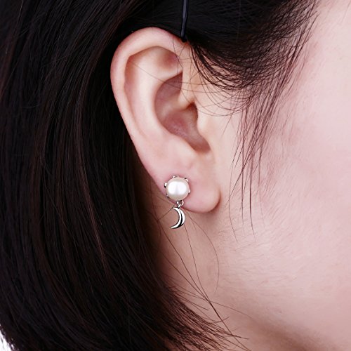 jiamiaoi 925 Sterling Silber perla