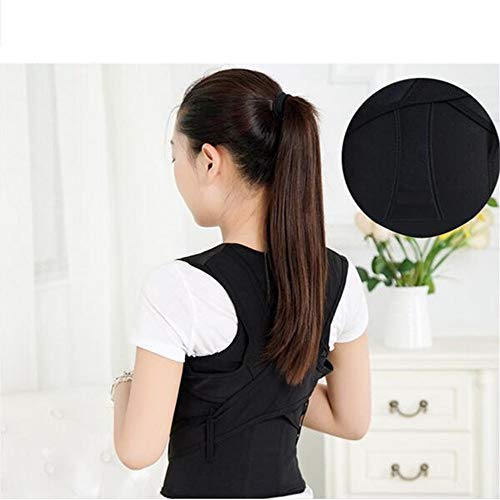 JIUYUE Corset Corsé Espalda Postura Corrector Terapia Hombro Lumbar Brace Columna de Apoyo Correa de Postura Postura para Hombres Mujeres (Size : Size XL)