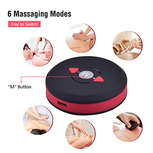 JJDD'G EMS Estimulador de Masaje Pie Recargable Fisioterapia Inteligente TENS Pulsos de Baja Frecuencia Estimulación Muscular Eléctrica para Mejorar la Circulación Sanguínea