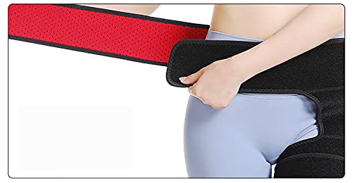 jjff Calentadores De Piernas, Soporte para La Ingle, Soporte para La Articulación De La Cadera Protector Artritis para El Alivio Dolor del Sacro En La Ingle Cintura Soporte para El Muslo Cadera.