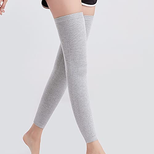 JJGS Rodilleras Manga, Rodilleras Elásticas Largas, Soporte De La Espinilla De La Pantorrilla del Muslo De La Rodilla De Invierno, Unisex, Adecuado para El Dolor En Las Articulaciones,sueño, Ciclismo