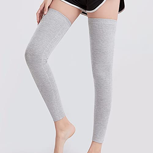 JJGS Rodilleras Manga, Rodilleras Elásticas Largas, Soporte De La Espinilla De La Pantorrilla del Muslo De La Rodilla De Invierno, Unisex, Adecuado para El Dolor En Las Articulaciones,sueño, Ciclismo