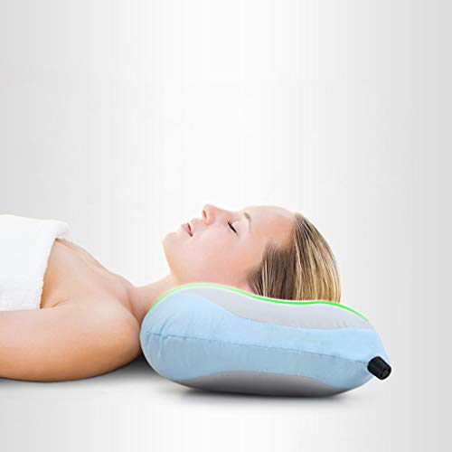 JKL J-Almohada Las Almohadas inflables cervicales de los niños Adultos, Almohadas caseras del sueño del Hotel del Viaje (Solas) los 55 * 28 * 11cm (Color : A)