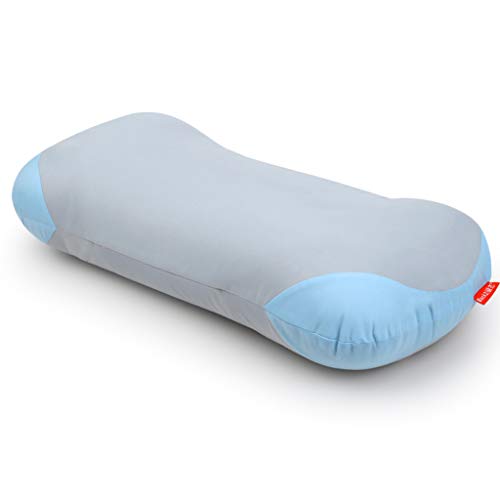JKL J-Almohada Las Almohadas inflables cervicales de los niños Adultos, Almohadas caseras del sueño del Hotel del Viaje (Solas) los 55 * 28 * 11cm (Color : A)