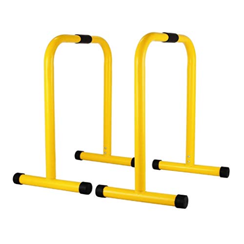 JOWY Barras paralelas o Push Up de Acero con agarres Acolchados, Calistenia Practicar Todo Tipo de elevaciones de Peso Corporal. Tu casa es tu Gimnasio.