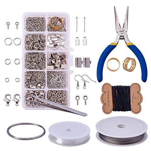 Joyeee Jewelry Making Kit Herramientas de joyería Resultados de la joyería Kit de Inicio Joyas Rebordear Kit de Herramientas de reparación y reparación Kit de Suministro de joyería