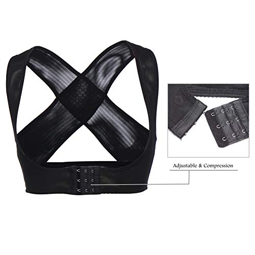 Joyshaper Sujetador Corrector de Postura con Soporte de Espalda en X para Mujer Soporte de Busto Chaleco de Compresión sin Brazo