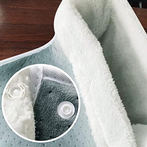 Jsdufs Calentador de pies eléctrico Calentador de pies eléctrico con Forro Interior Lavable, 6 Niveles de Calentamiento Protección contra sobrecalentamiento con Apagado automático Zapata
